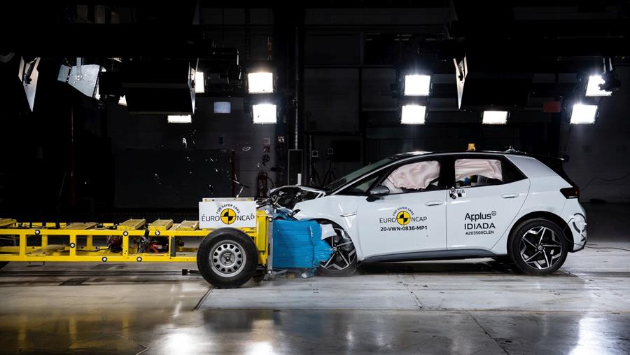 Cinq étoiles pour l'ID.3 aux tests de sécurité Euro NCAP
