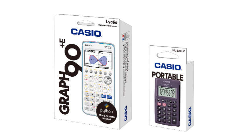 Nieuwe packagings CASIO !