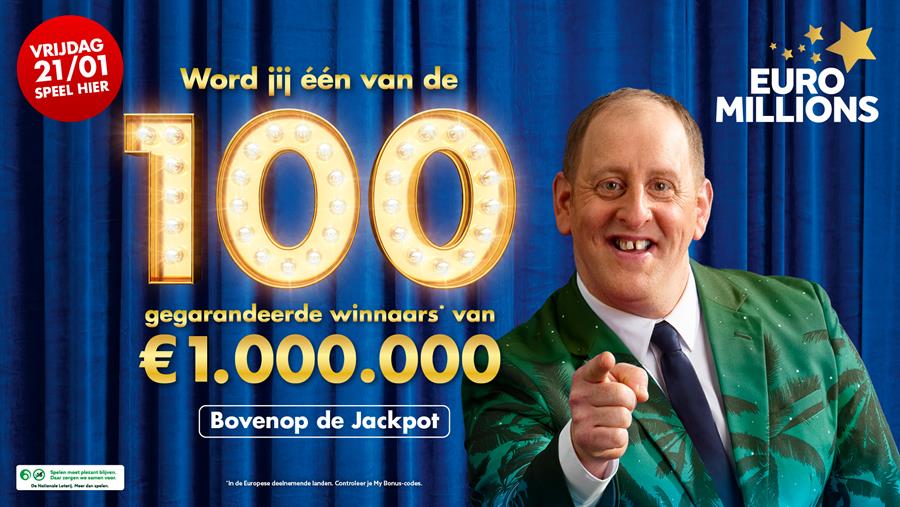 De Nationale Loterij is op zoek naar EuroMillions-winnaar in België