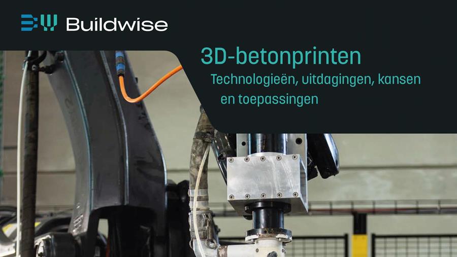Buildwise schetst perspectief 3D-betonprinten voor bouwsector