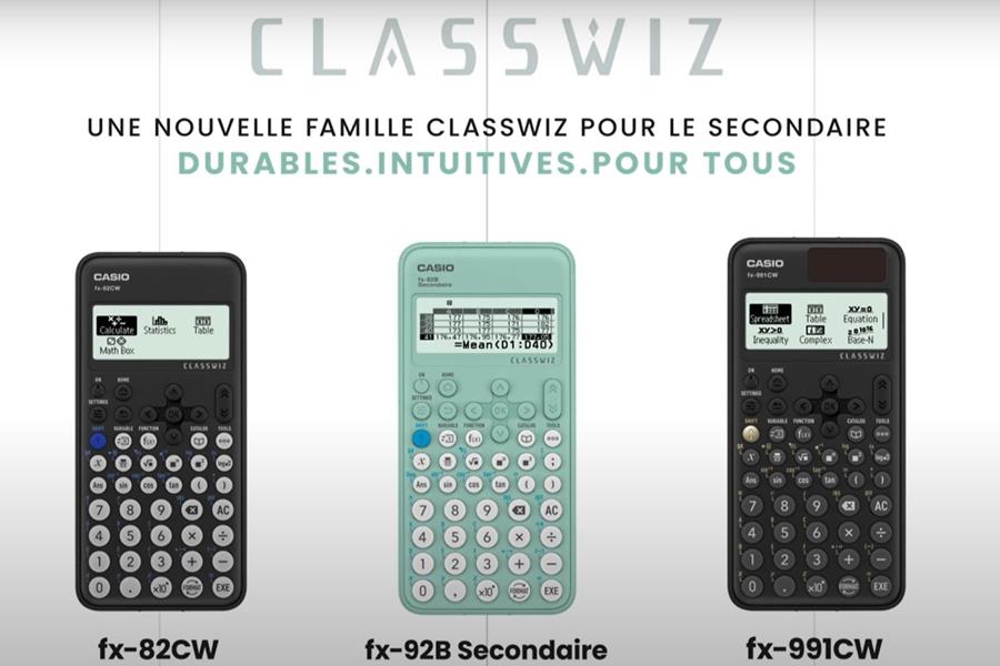 Een nieuwe reeks CASIO rekenmachines voor het secundair onderwijs