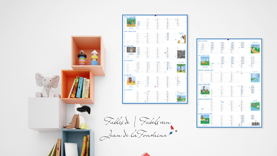 Jean De La Fontaine interactieve kalender
