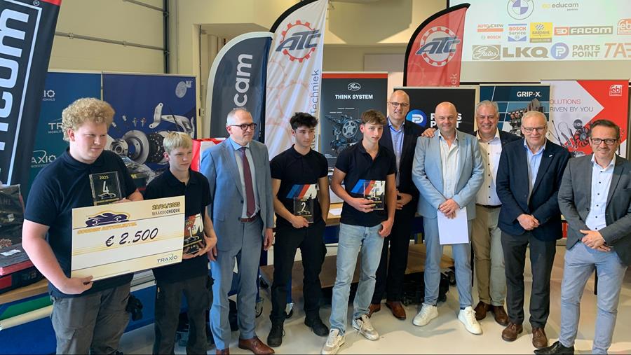 Jarne Heylen van TI St-Paulus Mol wint Gouden Autosleutel