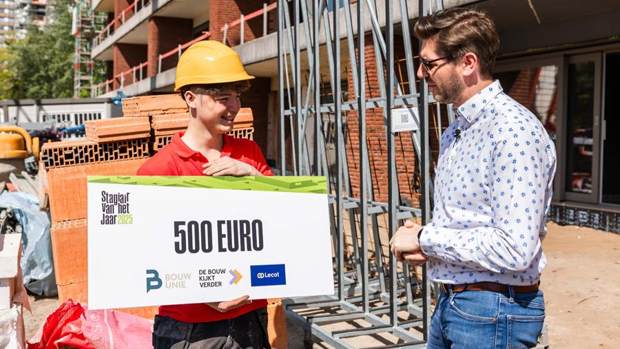 Qui est le 'Stagiaire construction de l'année'?