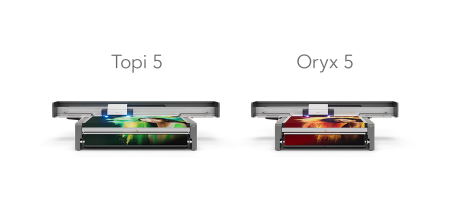 Découvrez Topi 5 & Oryx 5 de swissQprint