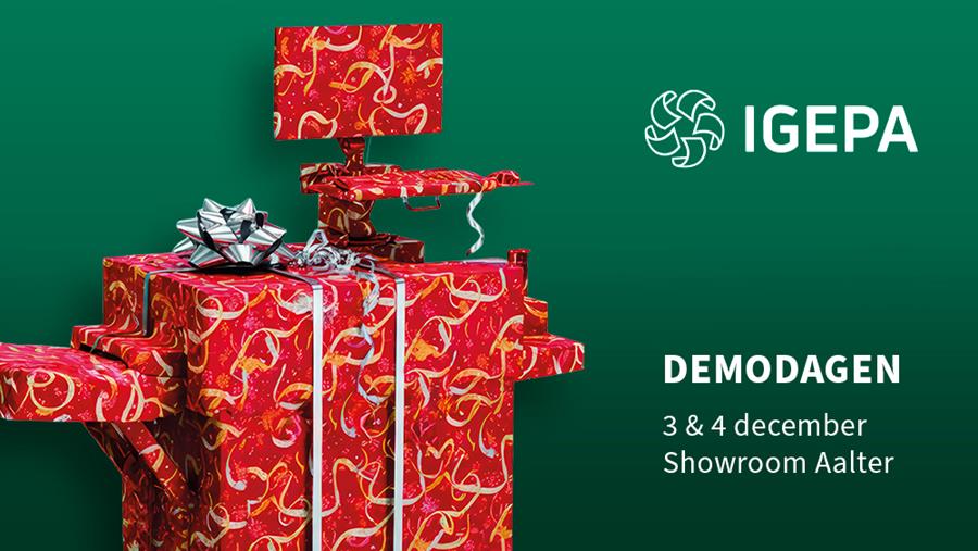 Leg een Igepa demomachine onder je kerstboom