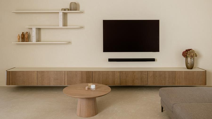 Sophistication technique et unité dans un intérieur sur mesure