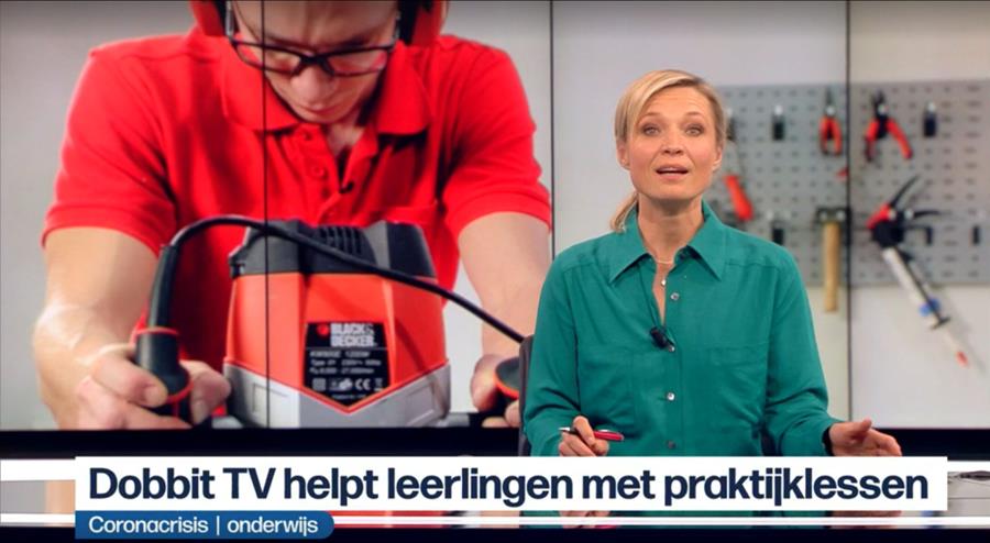 Media staat Dobbit SCHOOL TV te woord